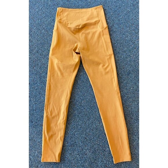 Girlfriend Collective Compression Leggings Pockets Orange Rust Size Small - Picture 3 of 4